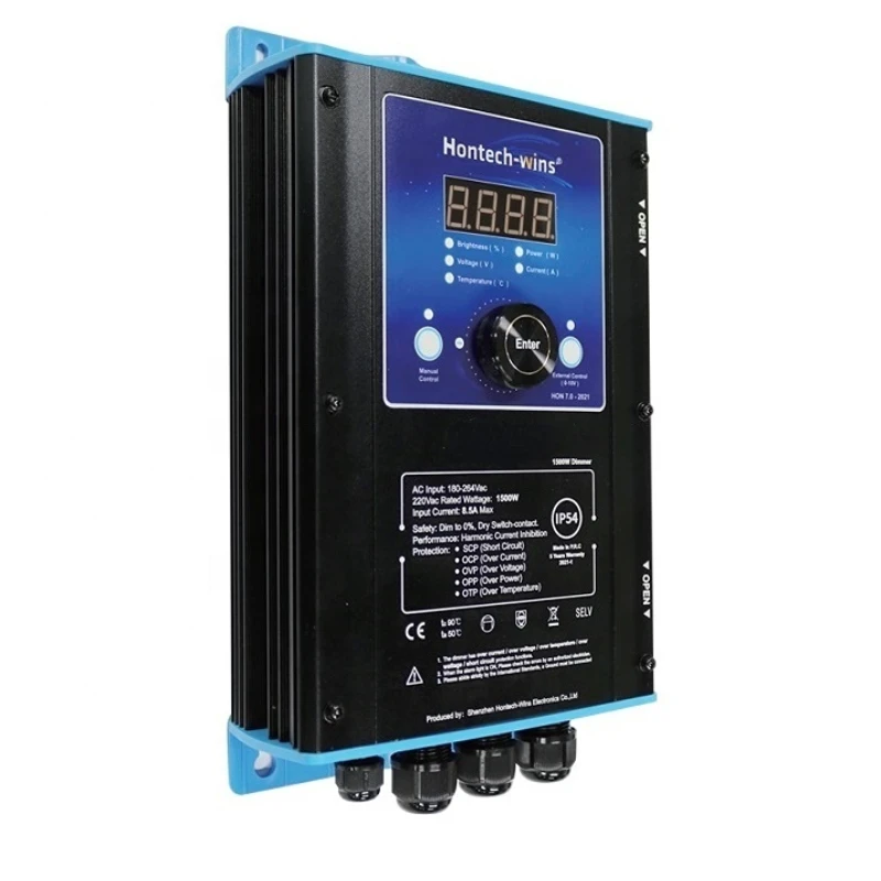 

120v 230v 1500w manual dimming controller can realize smooth dimming without flicker