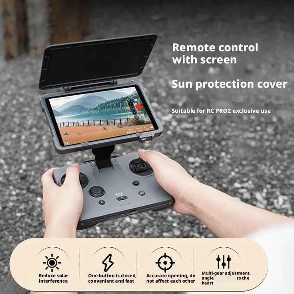 Для DJI RC PRO 2 пульт дистанционного управления, солнцезащитный козырек, защитный чехол для экрана, защита от столкновений, солнцезащитный козырек для DJI Mavic O3B7