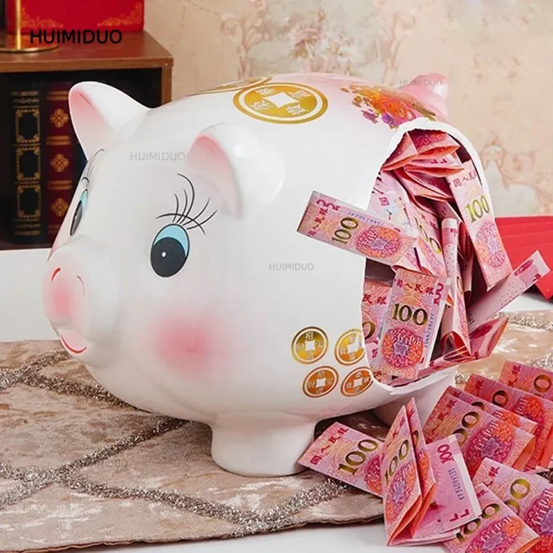 Kids Gift Money Boxes Clear Room Decor Creative Cheap Fashion Beauty Salon Design Piggy Bank European Tirelire Home Products