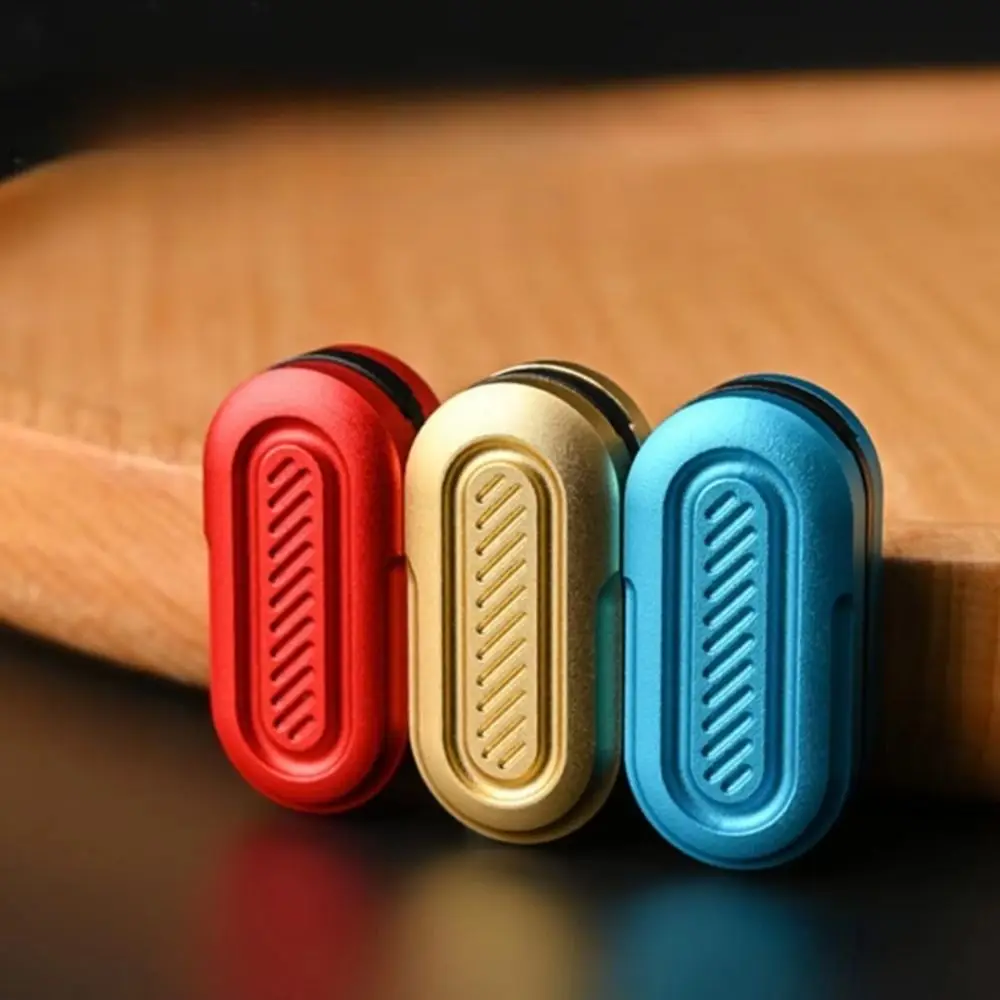 Aluminum Alloy Fidget Slider Three-layer Smooth Surface Metal Fidget Toys Comfortable Grip ADHD Toys Magnetic Slider