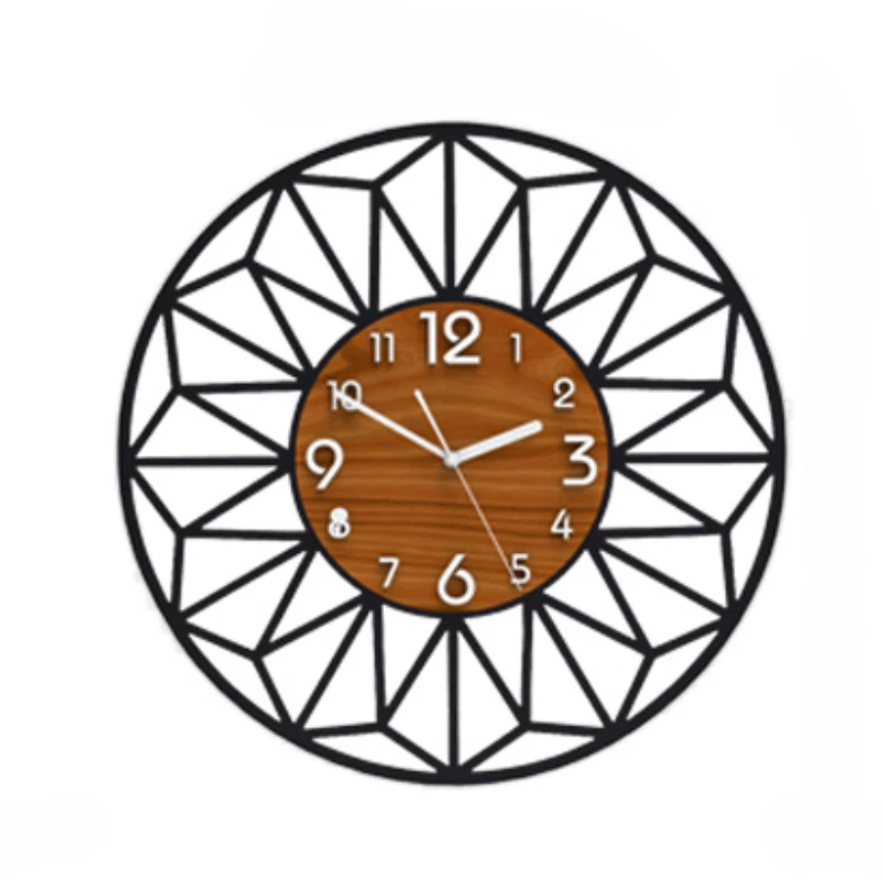 

Nordic Luxury Wall Clock Trend Modern Wall Clocks Wall Decoration Large 3d WallS Clock Decoration Mute Living Room