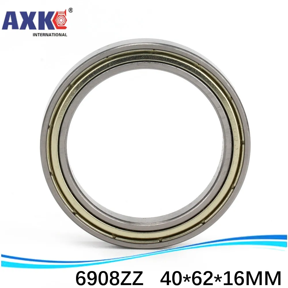 (1pcs) Thin Wall Deep Groove Ball Bearing 6908ZZ 6908-2RS 40*62*12 Mm * Inch Bearing AXK Stainless Steel Ra 0.8 Machinery Carton