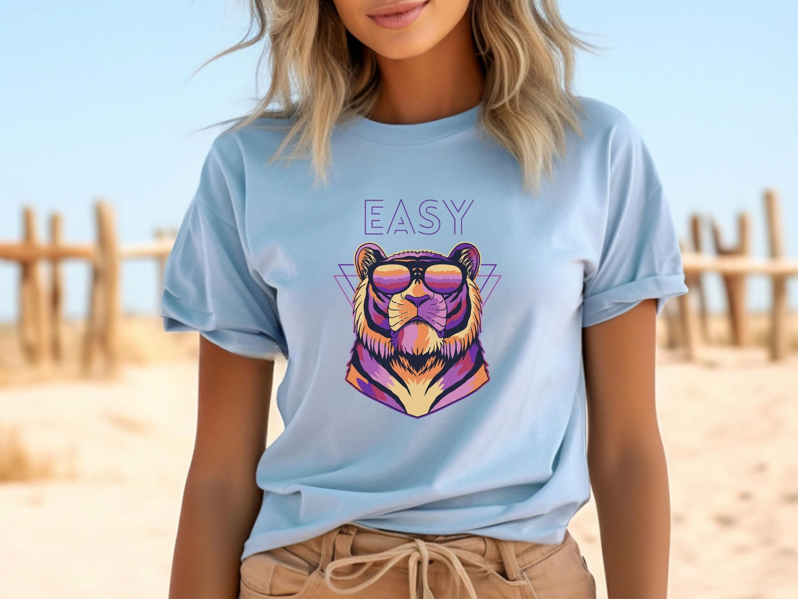 Easy Tiger T Shirt Retro 90S Vintage Clothing