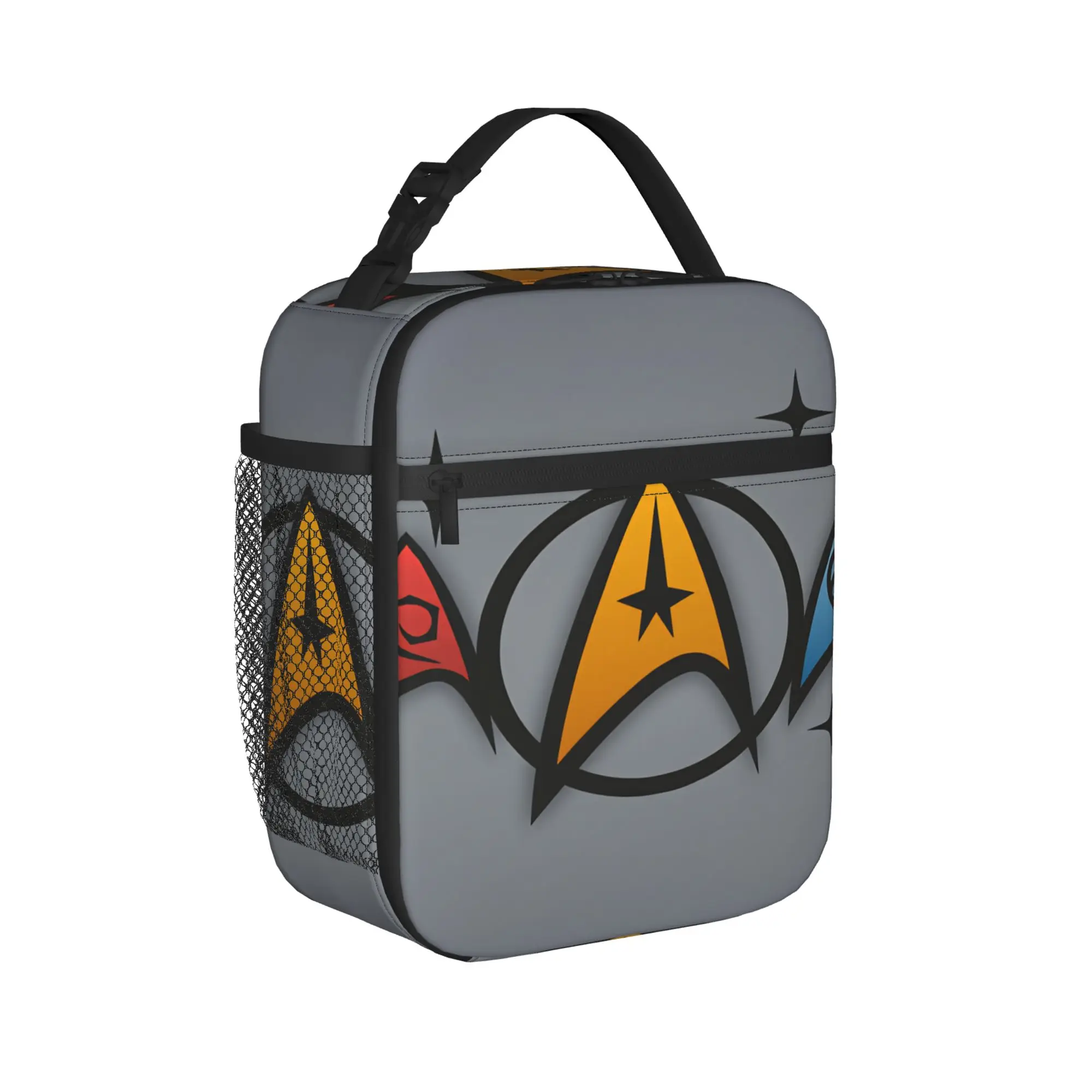 S-Star T-Trek Ship Movie  Lunch Bag  Funny Lunch Box For Adult Travel Portable Insulated Cooler Bag Print Thermal Tote Handbags