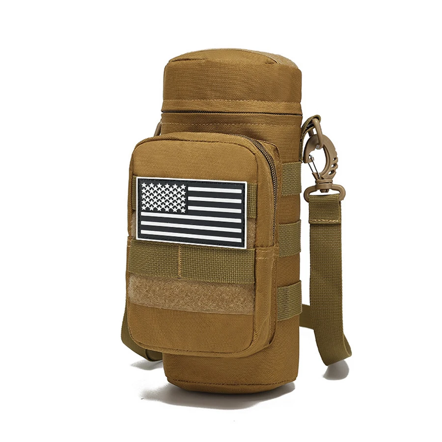Outdoor Water Bottle Hanging Bag Camping Cycling Multi functional Shoulder Bag Sports Water Bottle Crossbody Bag