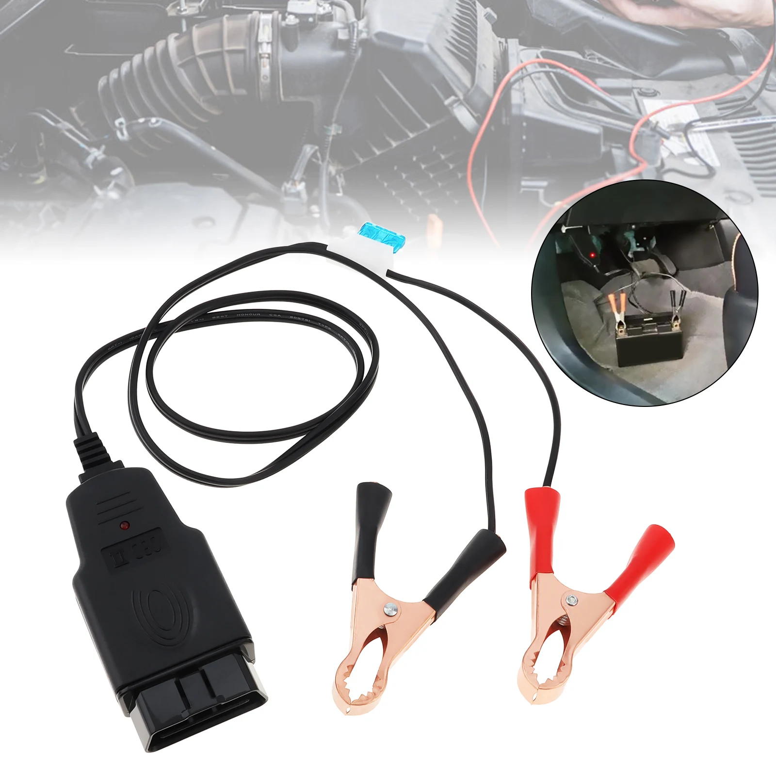 

OBD2 Автомобильный разъем защиты от памяти Автомобильный аккумулятор Компьютер ECU Защита отключения питания Замена аккумулятора автомобиля