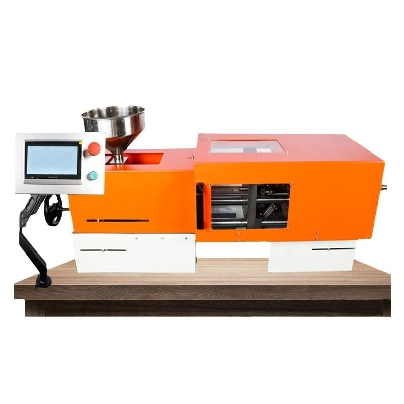 Dumbbell stretch bending spline micro injection molding machine, all-electric small desktop spline injection molding machine