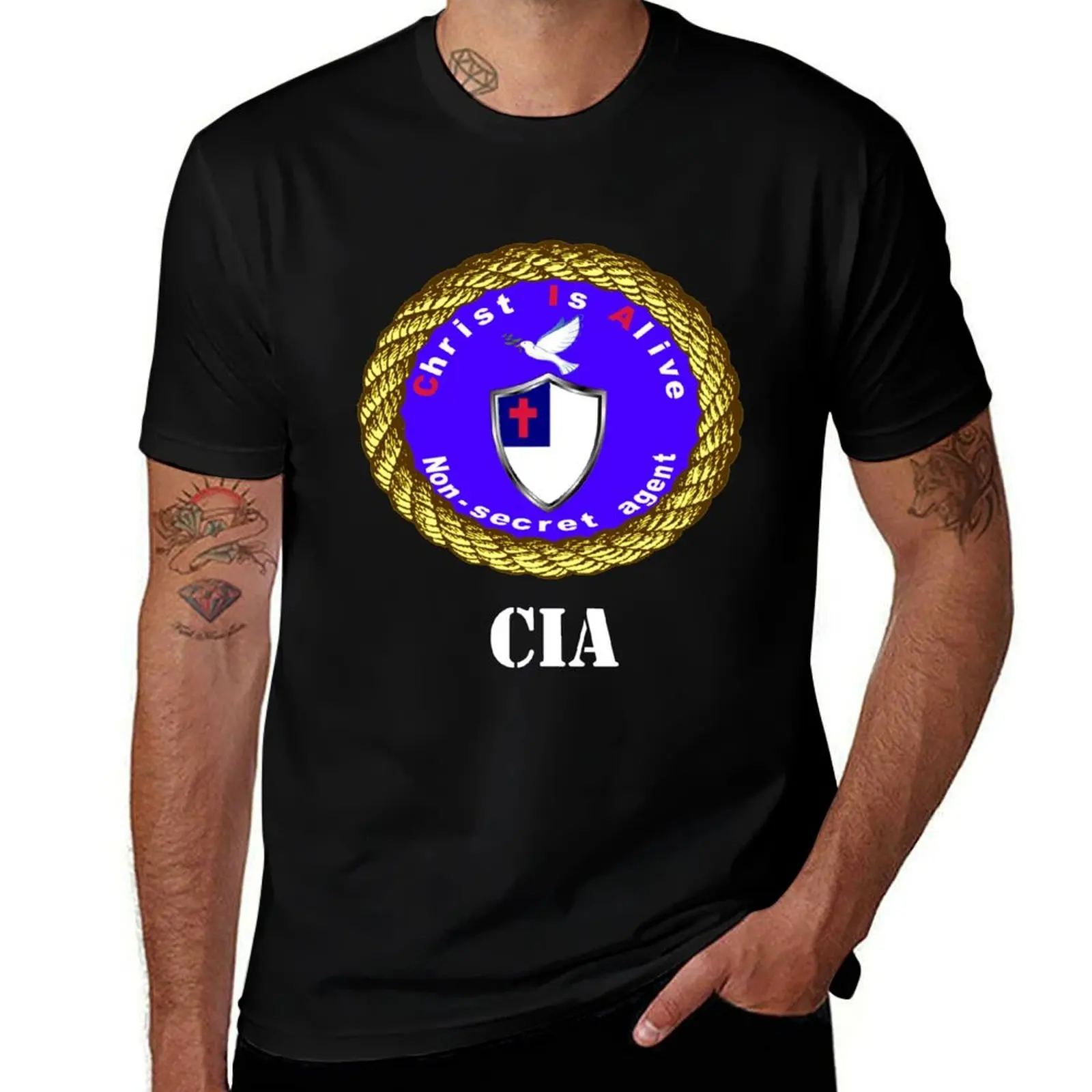 

CIA - Christ Is Alive T-Shirt t shirt for man cotton t shirt pack man t shirt summer T-Shirt