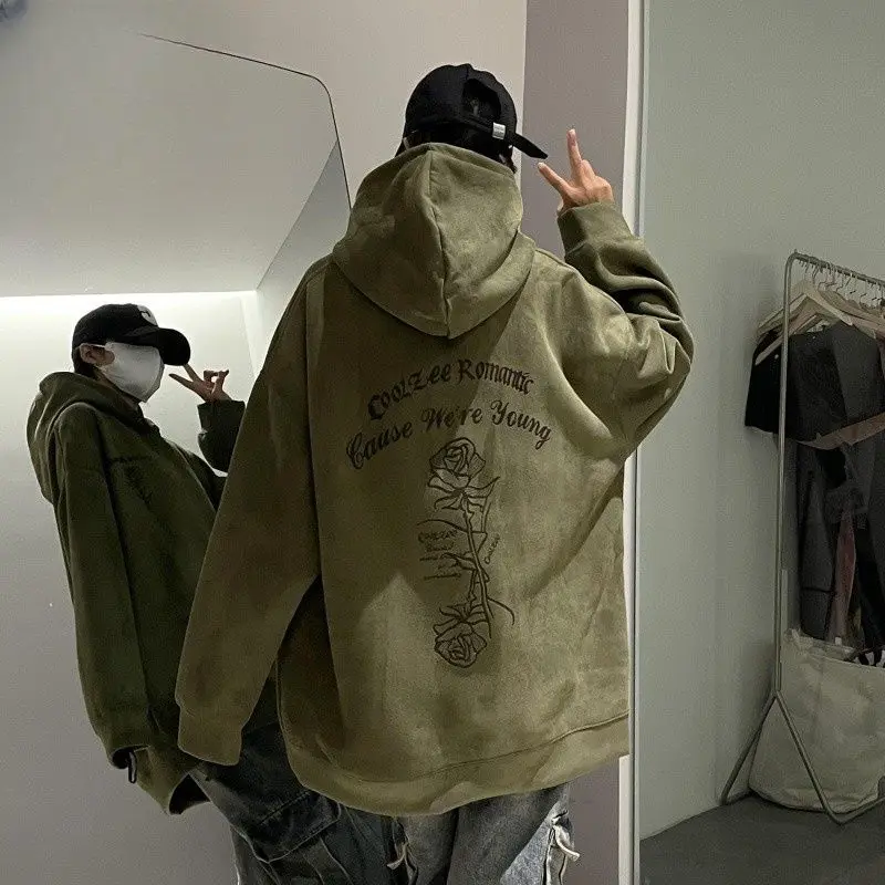 

Мужская толстовка из замши American Rose Extra Large 300 Pou, осенне-зимняя, новая, утепленная, для пар, дышащая, быстросохнущая, эластичная
