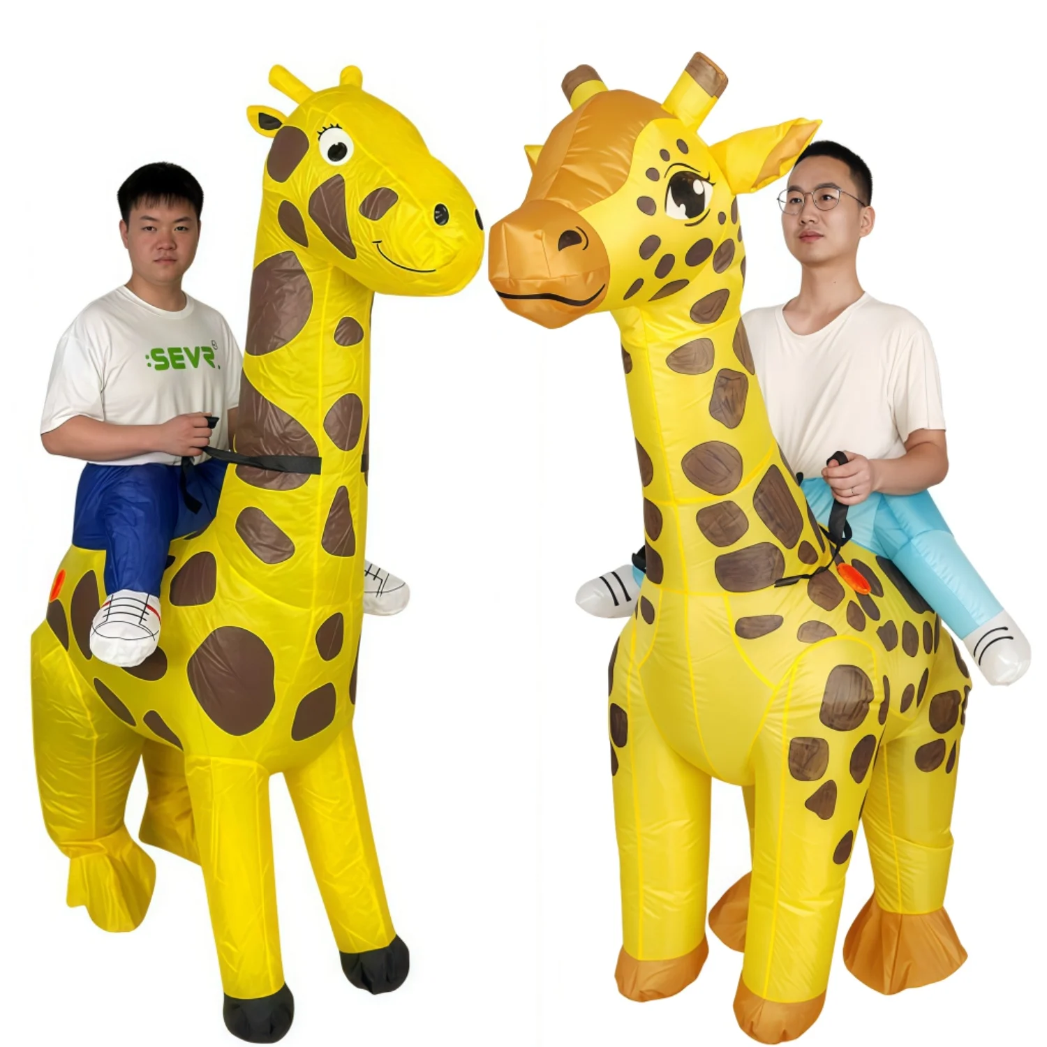 

Animal themed party mascot costume giraffe costume inflatable costume accessories, cartoon stage performance role-playing