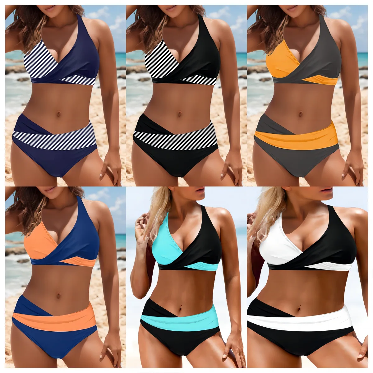 

Sexy Bikinis Women's Swimwear Female Swimsuit For Swimming Wear Bathing Suits Brazilian Bikini Set Beachwear Pool Bather 2026