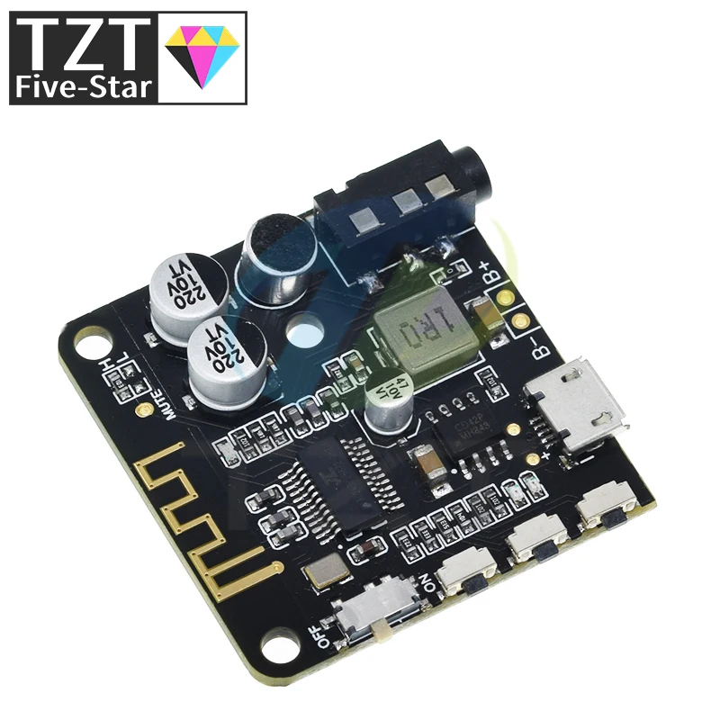 1/3PCS Mini Bluetooth 5.0 Decoder Board Audio Receiver TZT BT5.0 PRO MP3 Lossless Player Wireless Stereo Music Amplifier Module image 4