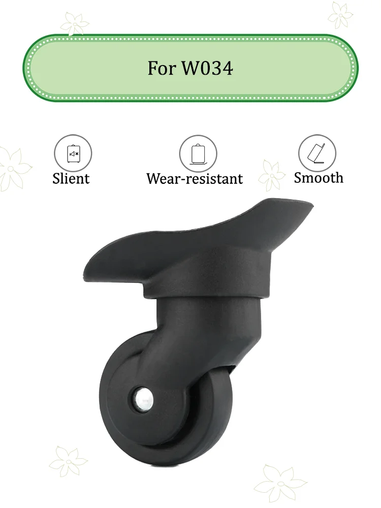 For W034  Super-Durable Luggage Wheel Set (4-Piece) - Heavy-Duty Load Capacity. Suitable For all Suitcases