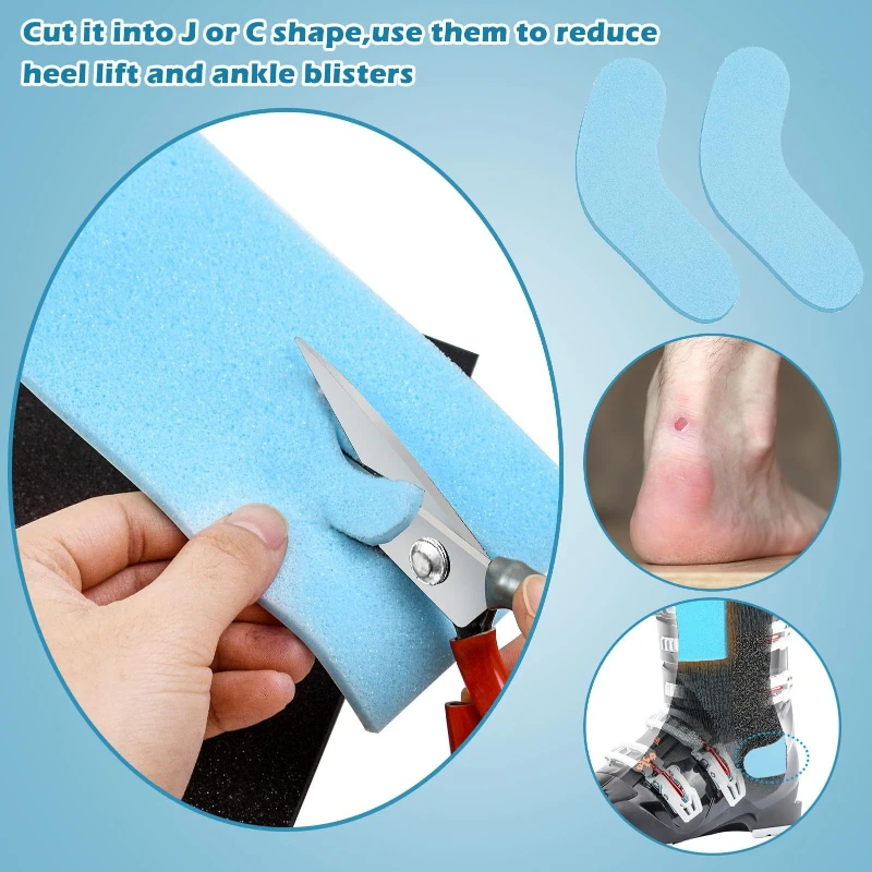 1/2/4/6/8Pcs Ski Shin Guards Adhesive Snowboard Shin Protector Pad Sksi Racing Shin Guards for Relief Bite Burns Pain