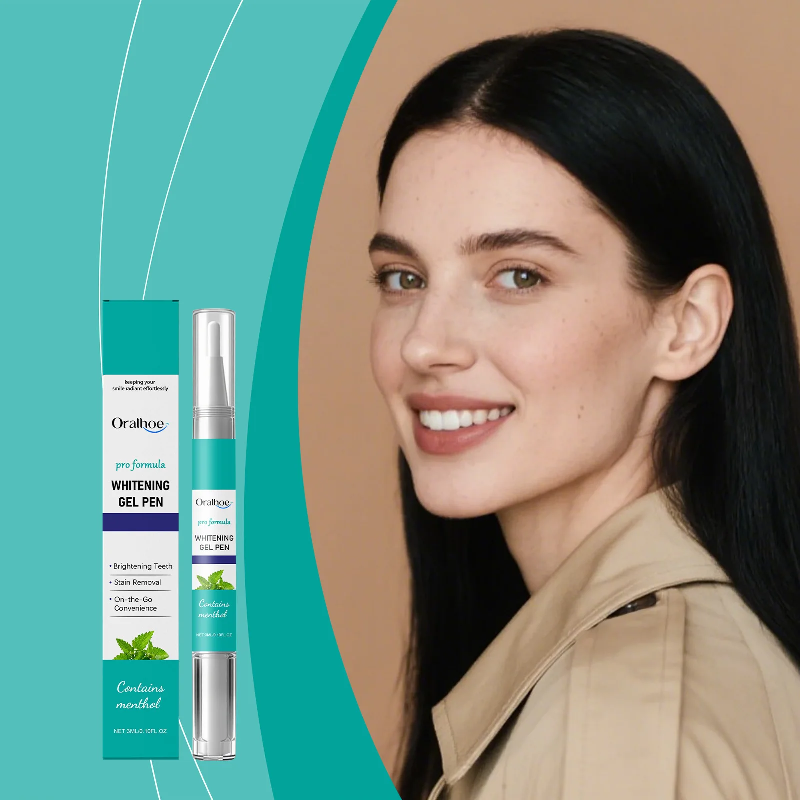

Teeth Care Pen Cleans Teeth Freshens Breath Enhances Brightness Protects Enamel Portable Oral Care Pen Daily Dental Tool