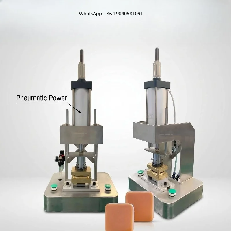 Small Pneumatic Soap Press Machine for Handmade Soap, Essential Oil Laundry Soap Stamping - Standard Equipment