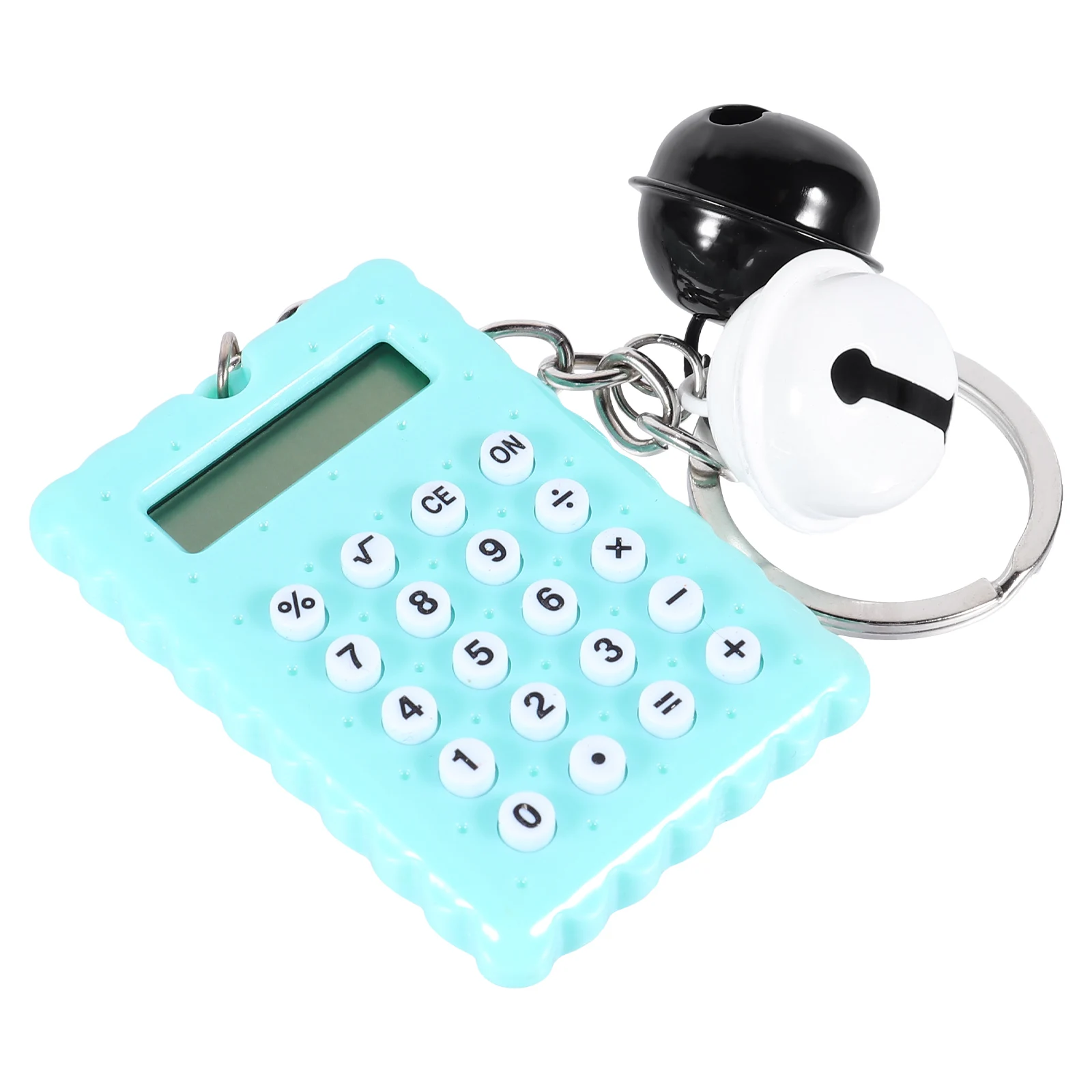 

Mini Calculator Portable Kids Stationery Cute Pink Bell Design Student Pocket Size Arithmetic Helper Calculator