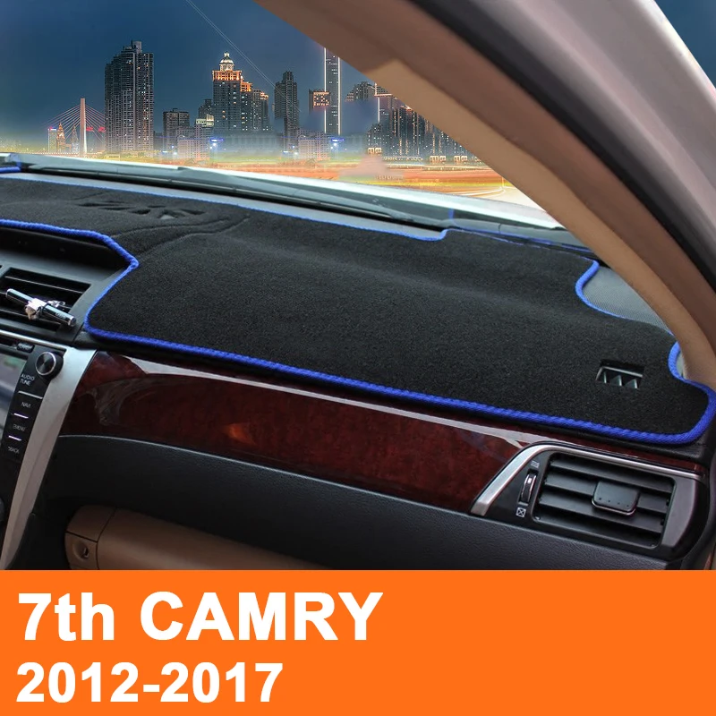 For Toyota Camry 50 XV50 2012 2013 2014 2015 2016 2017 LHD Car Dashboard Covers Mat Shade Cushion Pad Carpets Interior Accessory