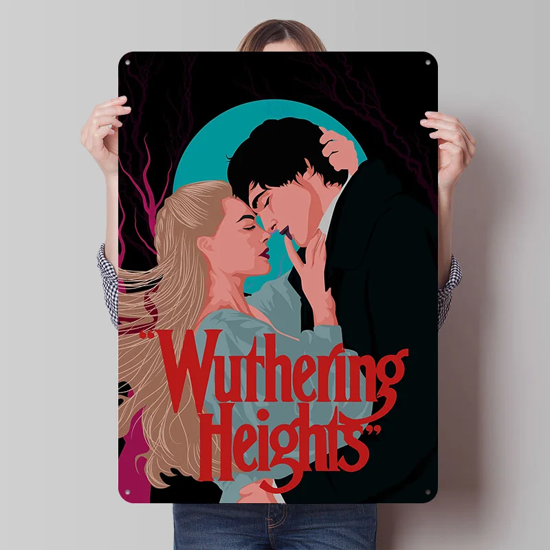 Wuthering Heights Metal Poster Custom Wall Art Retro Vintage Tinplate Signs for Man Cave Gaming Decoration Room Home Decorations