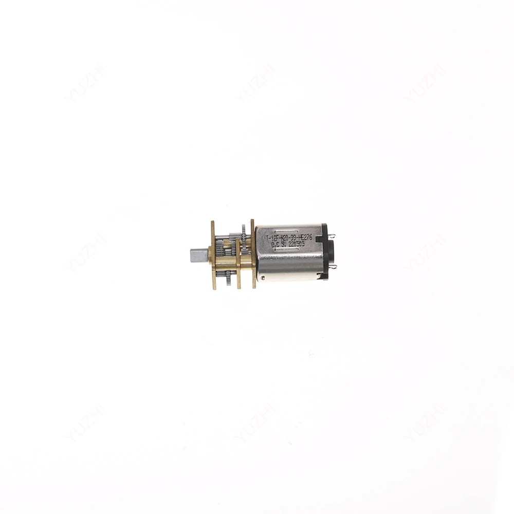 Mini N20 Gear Motor DC 3.7V-7.4V 5V 144RPM Large Torque D-shaft All Metal Gearbox Mute Gear Motor