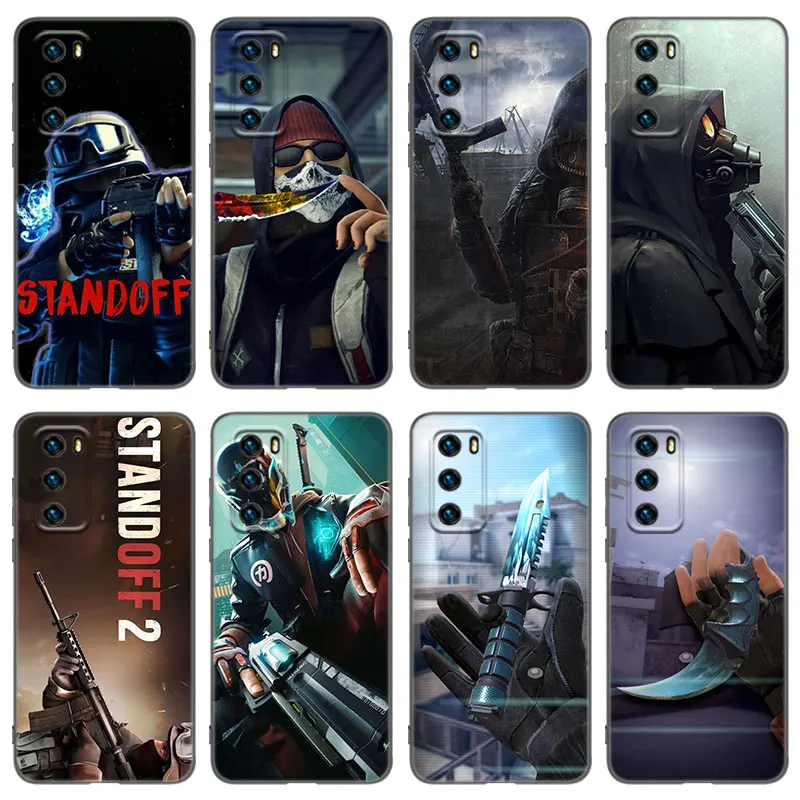 Hot Game STANDOFF-2 Phone Case For Huawei P8 P9 P10 P20 P30 P40 Lite 2017 P50 P Smart Pro Z S 2018 2019 2020 2021 Black Cover