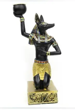 

Home gifts crafts Resin Africa Egyptian EGYPTIAN ANUBIS AND STICK INCENSE HOLDER.EGYPT DEITY GOD COLLECTIBLE DECOR