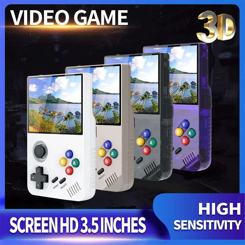 

New M19 Handheld Game Console With 3.5-inch Tv Connectivity 3d Arcade 4k Hd High-definition Large Psp God Of War Ps1 Gifts