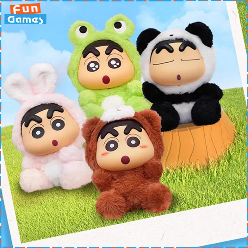 

Original 52TOYS Blind Box Crayon Shin-chan Mystery Box Anime Figure Vinyl Wool Custom Collectible Toy Ornament Birthday Gift