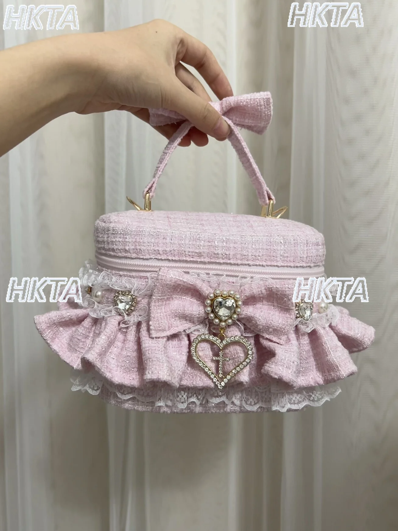 

Новая весенняя мини-сумка-рюкзак в японском стиле с бантом и стразами, массовое производство, на одно плечо, для женщин и девушек, для косплея в стиле феи