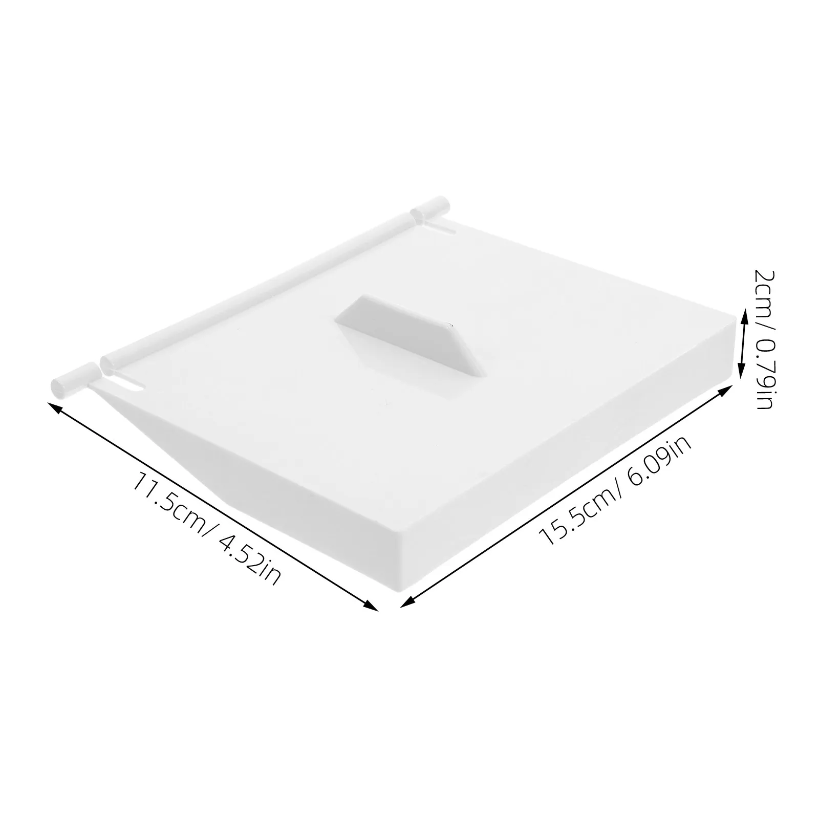 Pool Skimmer Door Flap Plastic Sturdy Replacement Efficient Water Backflow Prevention Compatible with Hayward 8926
