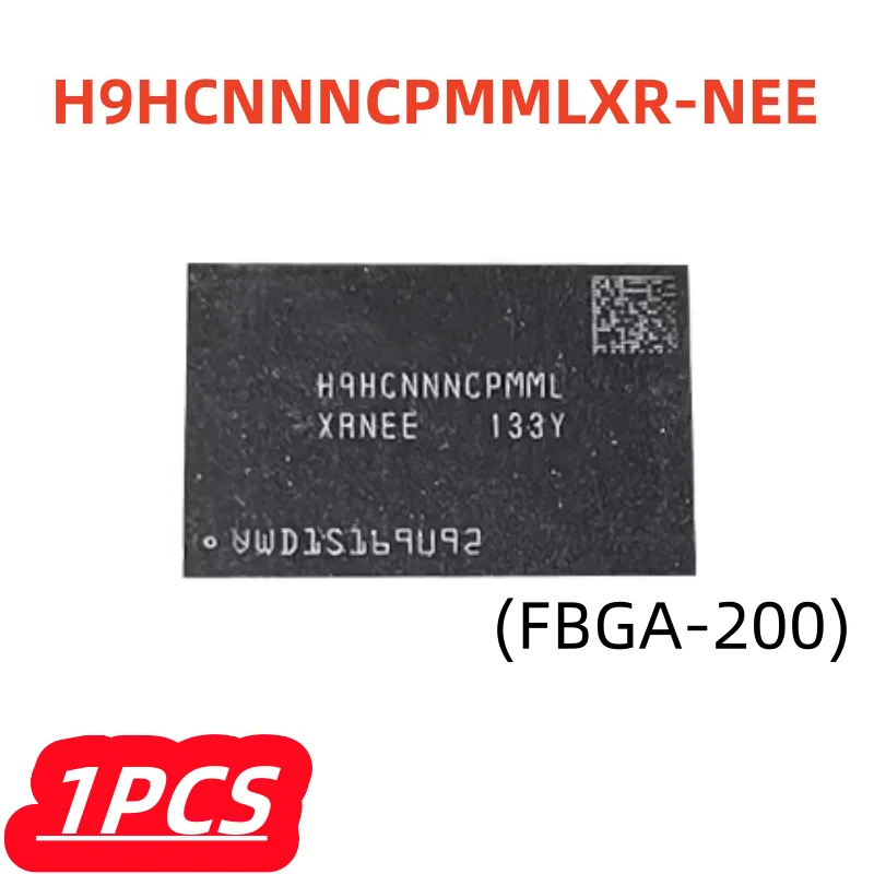 1Pcs/lot 100% New H9HCNNNCPMMLXR-NEE FBGA200 LPDDR4X 4266Mbps 4GB