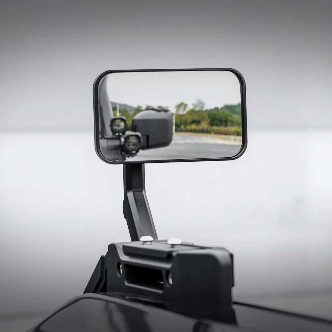 

OMU Genesis Aluminum Hood Side Auxiliary Reversing Mirror For Bronco Front Hood Rear View Mirror Accessories