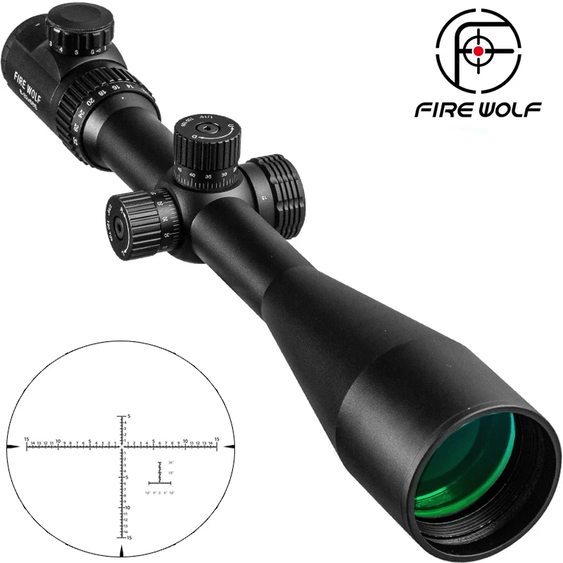 Tactical 8-32X56 E Air Rifle Optics Red Dot Green Sniper Scope Compact Riflescopes Hunting Scopes With 20mm/11mm Rail Mounts