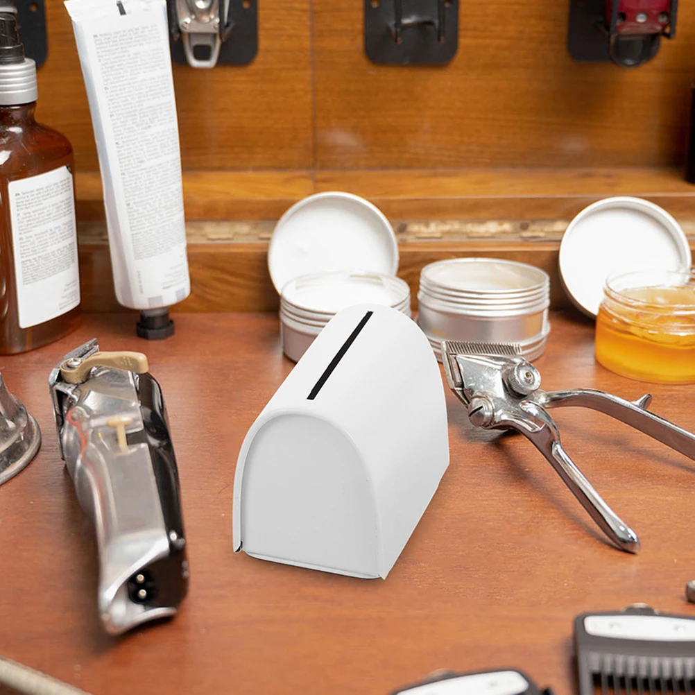 

2pcs Razor Blade Iron Box Durable Metal Container for Beard Electric Trimmer Portable Shaving Safety Case Storage