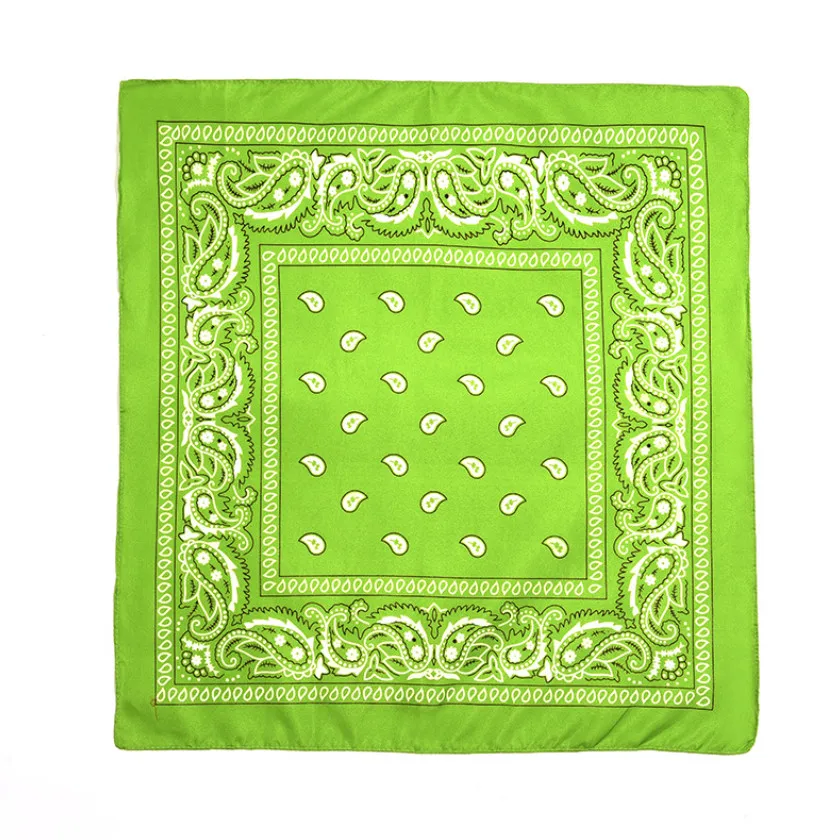 Mode Hip Hop Bandana Kopftuch Unisex Schwarz Haarband Halstuch Kopfbedeckung Handgelenk Wraps Kopf Quadrat Schals Drucken Taschentuch