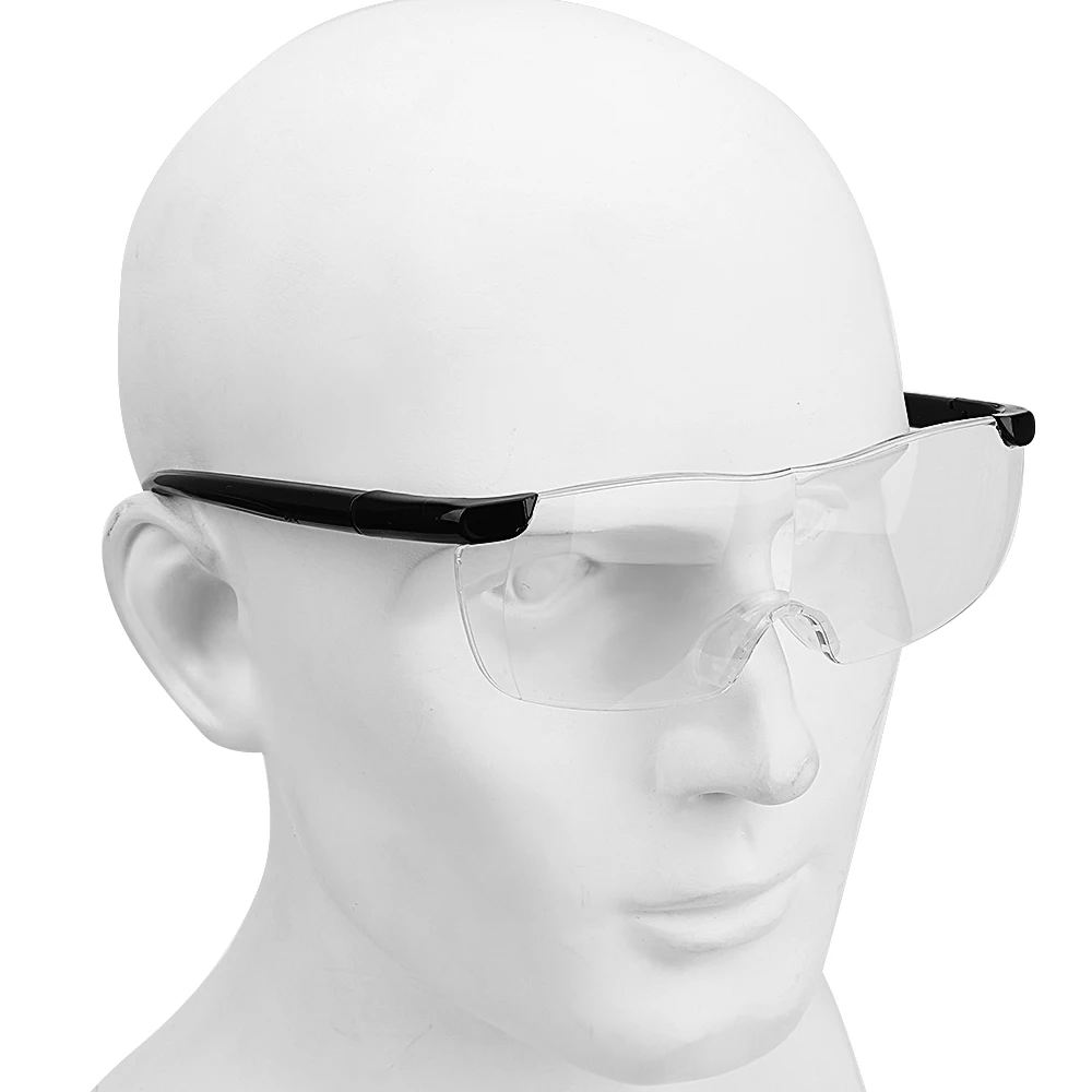 DIYWORK Working Goggles Eye Protection Magnifiers Eyewear 250 Degree Presbyopic Glasses 1.6 Times Magnifying Glass