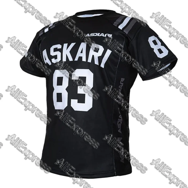 

Футболка Askari Dry-fit для взрослых и детей, дышащая, быстросохнущая, впитывающая пот, эластичная, для тренажерного зала, фитнеса, бокса, спортивный топ, летняя одежда