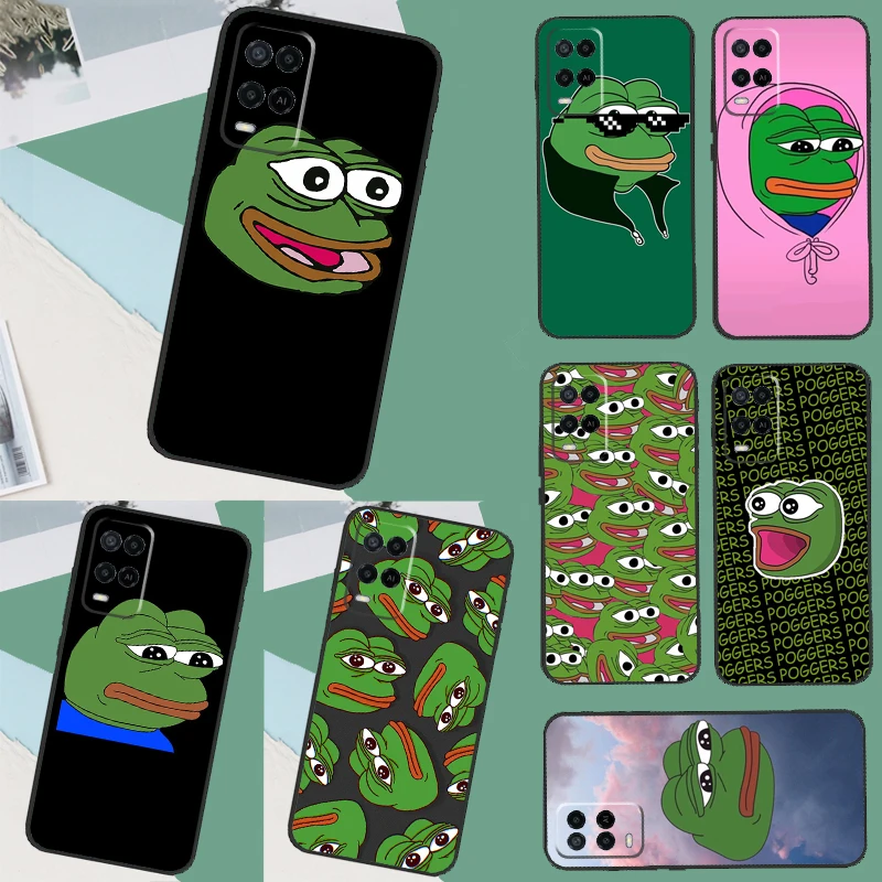 Sad Frog pepe meme Case For OPPO A74 A94 A54 A17 A57 A77 A5 A9 A53 S A15 A16 A76 A96 A52 A72 A58 A78 A98 Coque