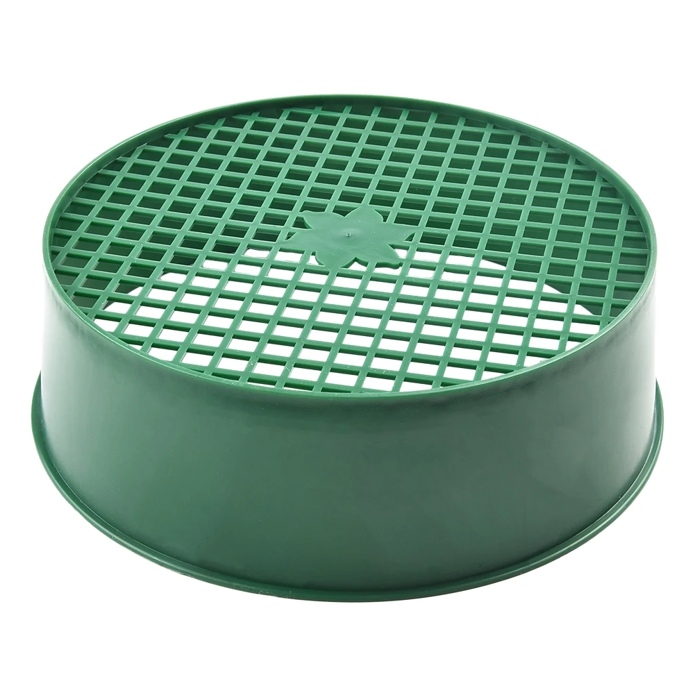 Простые 2 упаковки легких пластиковых сита для садоводства эффективно фильтруют для гравия из вашого почвы