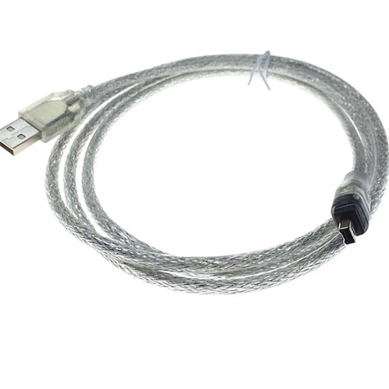 JavicTech 1394 Firewire USB to 4P Data Cable IEEE 1394 Connection Cable For Camcorder DV Acquisition Card Accessorie