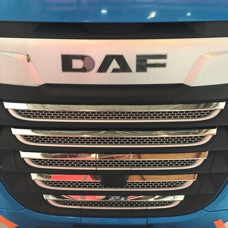 Daf XF 106 Compatible Front Lettering Chrome-WN Inox WND218