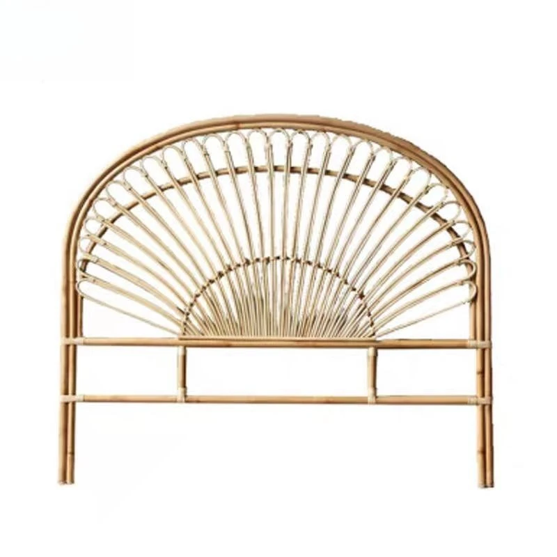 

Princess bed screen, petal rattan headboard, hotel bed and breakfast rattan screen