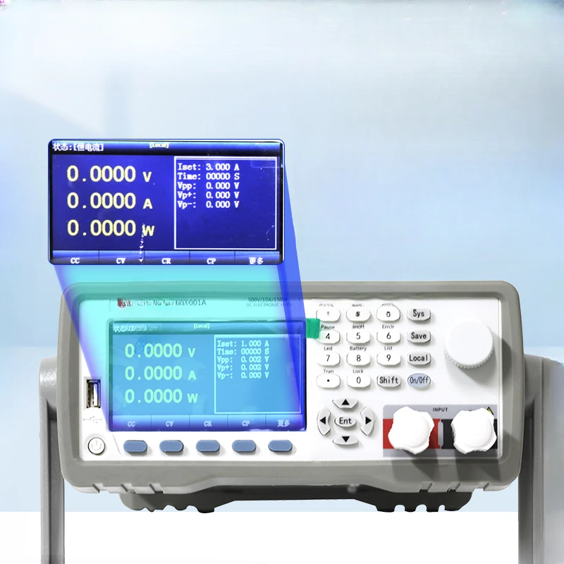 Programmable DC electronic load tester single-channel battery capacity internal resistance