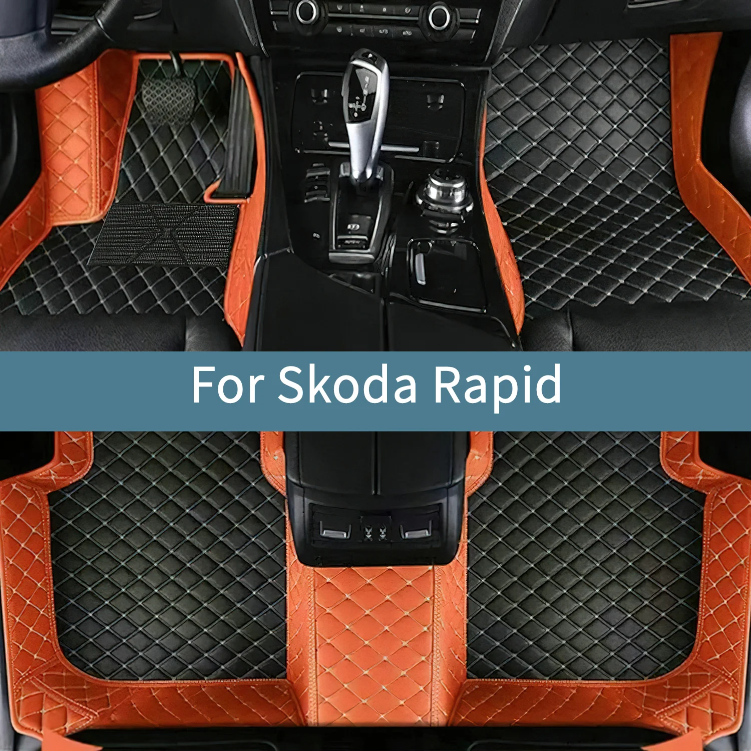 

Car Floor Mats For Skoda Rapid 2020 2021 2022 2023 2024 2025 2026 Waterproof Full Set Floor Mats for Cars Accessories