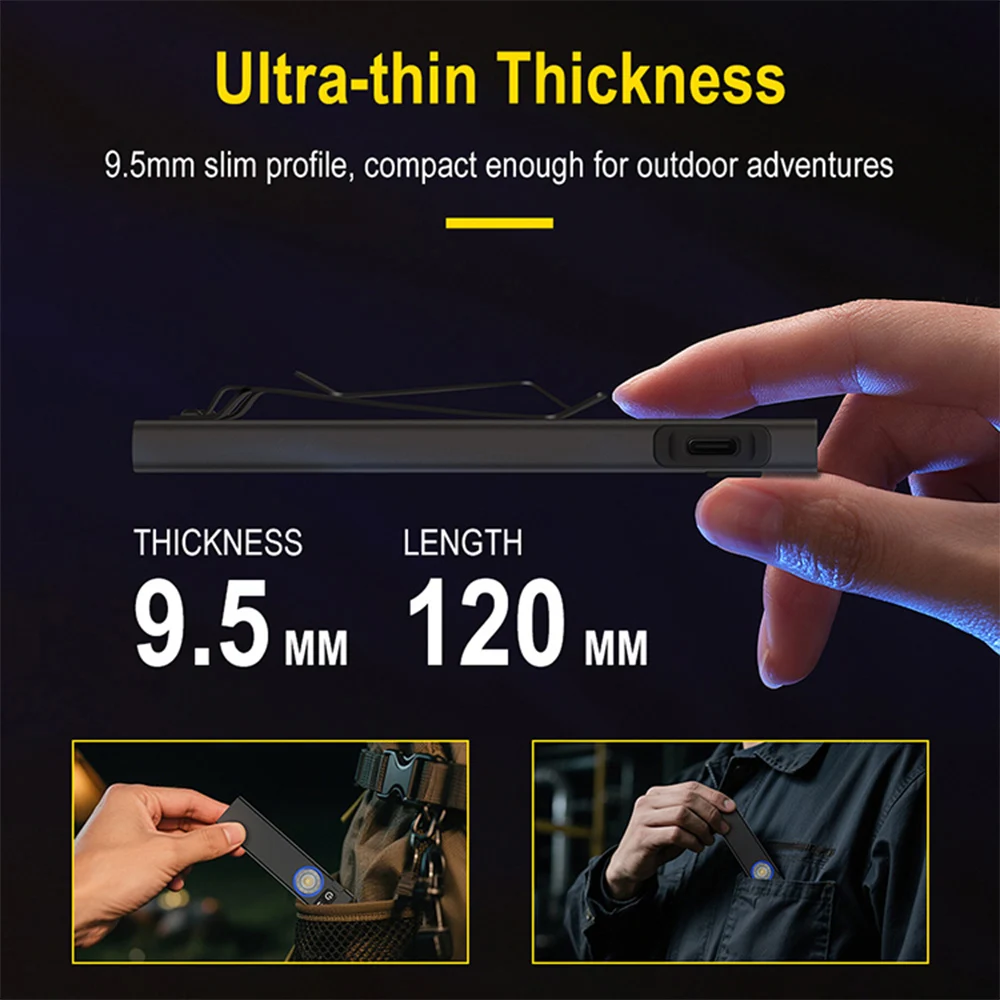 Portable Multi functional LED Flashlight Powerful Super Bright Torch Multilight lllumination Type-C Charging Long Range Lantern