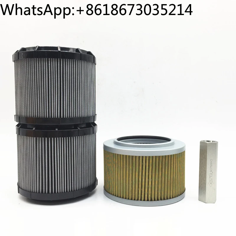 

Excavator SK130 140-8 engine oil water air filter hydraulic oil filter element excavator maintenance accessories