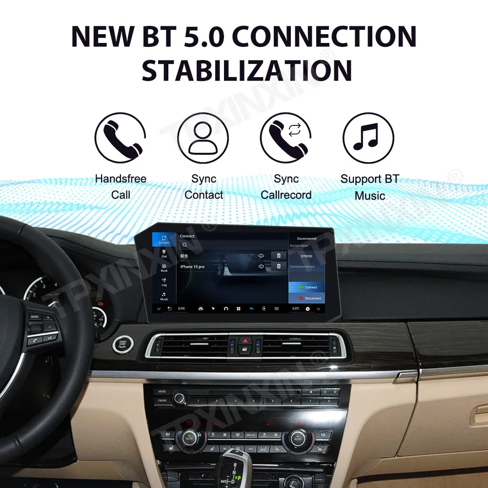 Car Accessories Radio For BMW 6 7 Series 2009-2018 Android Auto GPS Navigation Multimedia Stereo Receiver Head Unit Offline Maps