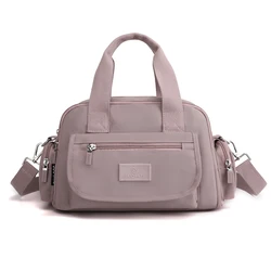 Bolsa de ombro de nylon com alça superior para mulheres, sacos mensageiro, bolsas vintage, bolsas crossbody femininas, novas