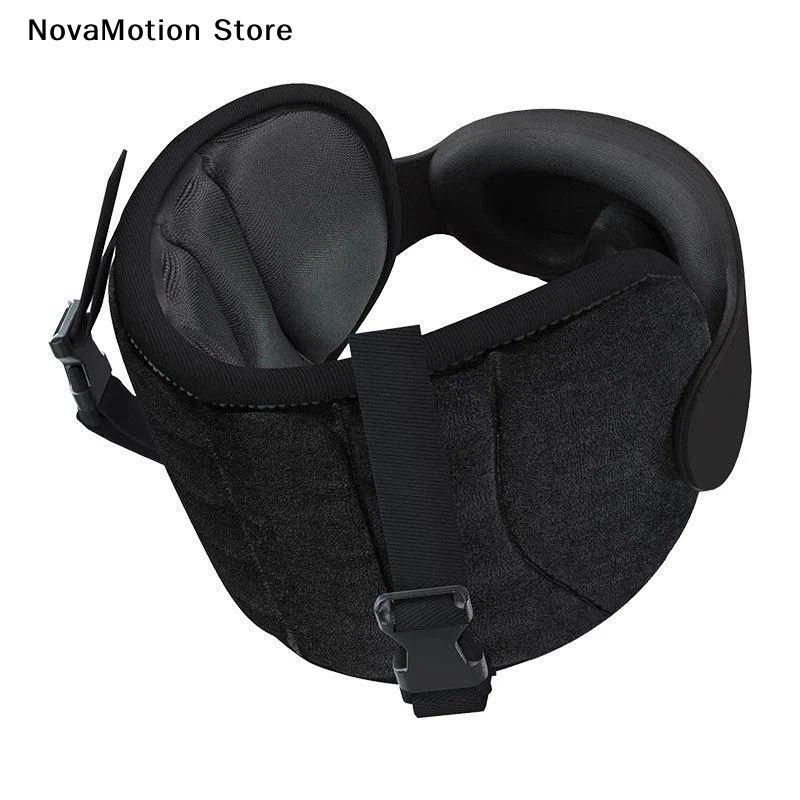[NM]1 Set Soft Adjustable Travel Accessories Airplane 3D Contoured Travel Pillow Blackout Zero Eye Pressure Sleeping Mask[NM]