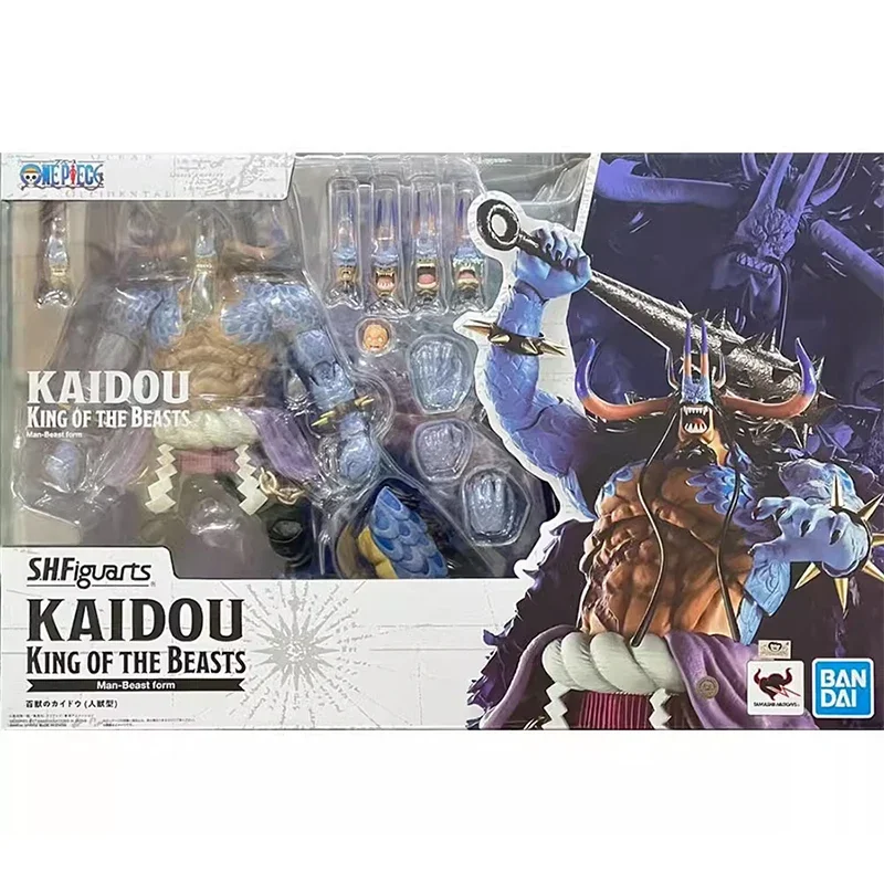 Bandai One Piece SHF Beasts Kaido The Four Emperors are the Strongest Action Figures Model Ornaments Collection Toys HolidayGift